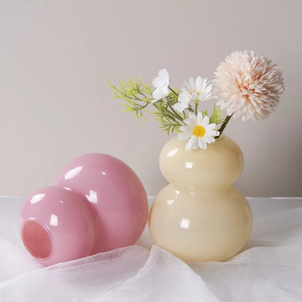 Kreative Glas-Blumenvase, Arrangements, Hydrokultur-Blumenbehälter, Desktop-Ornament für Zuhause, Wohnzimmer, Büro, Dekoration
