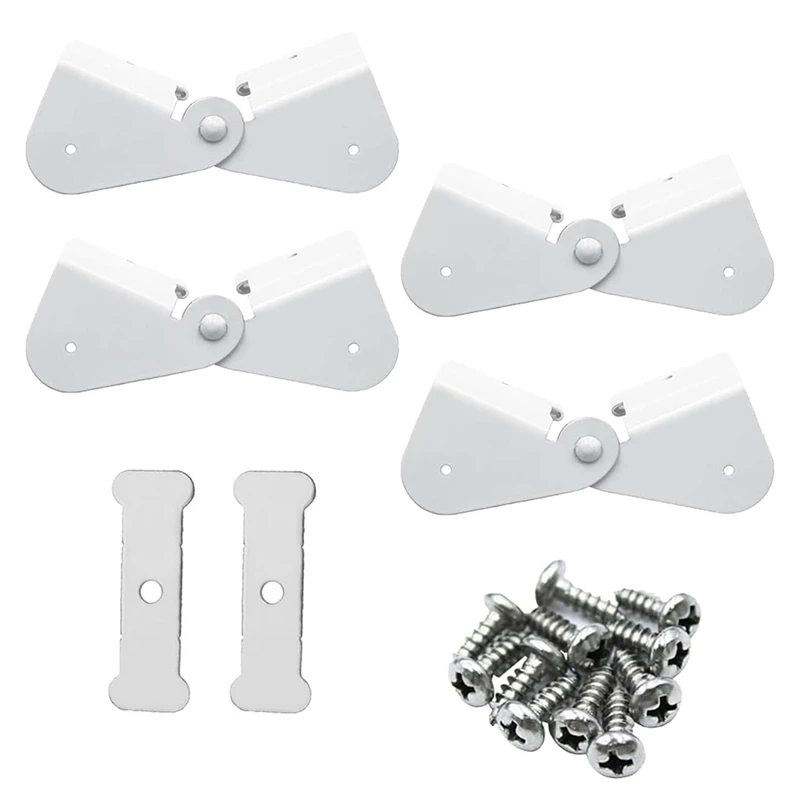 GTBL 4 Pack Gutter Downspout Extensions Gutter Hinges Downspout Extension For Rectangle Or Square Downspout