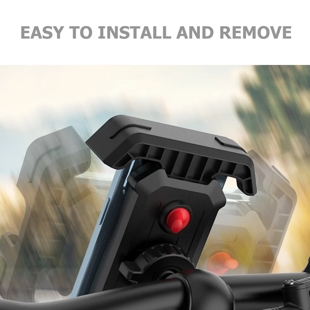 

Motorcycle Phone Bracket Holder Mount for Bike 360 Degree Adjustable Handlebar Clip Stand Shock Resistant Mobile Rack Support