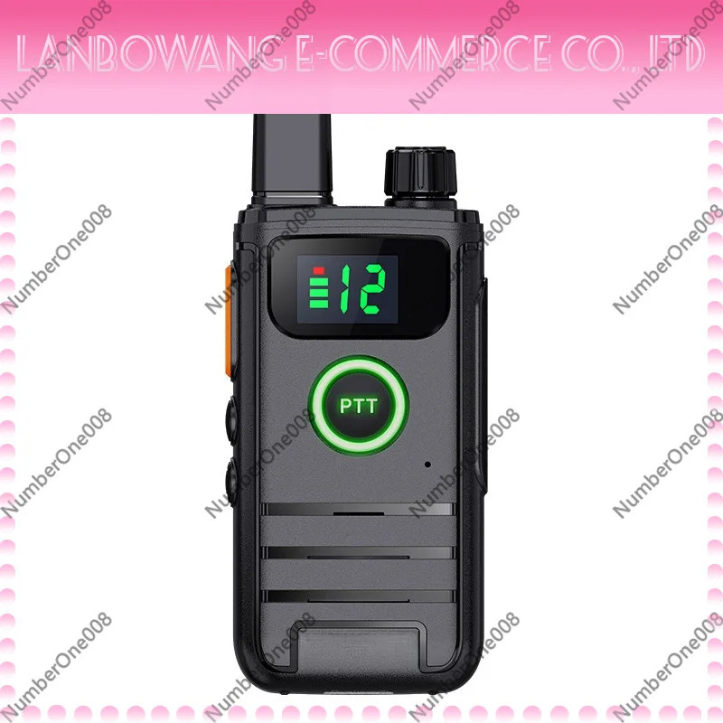 Ultra Thin Slim Mini Walkie Talkie High Power Handheld Radio for Hotel Construction Outdoor