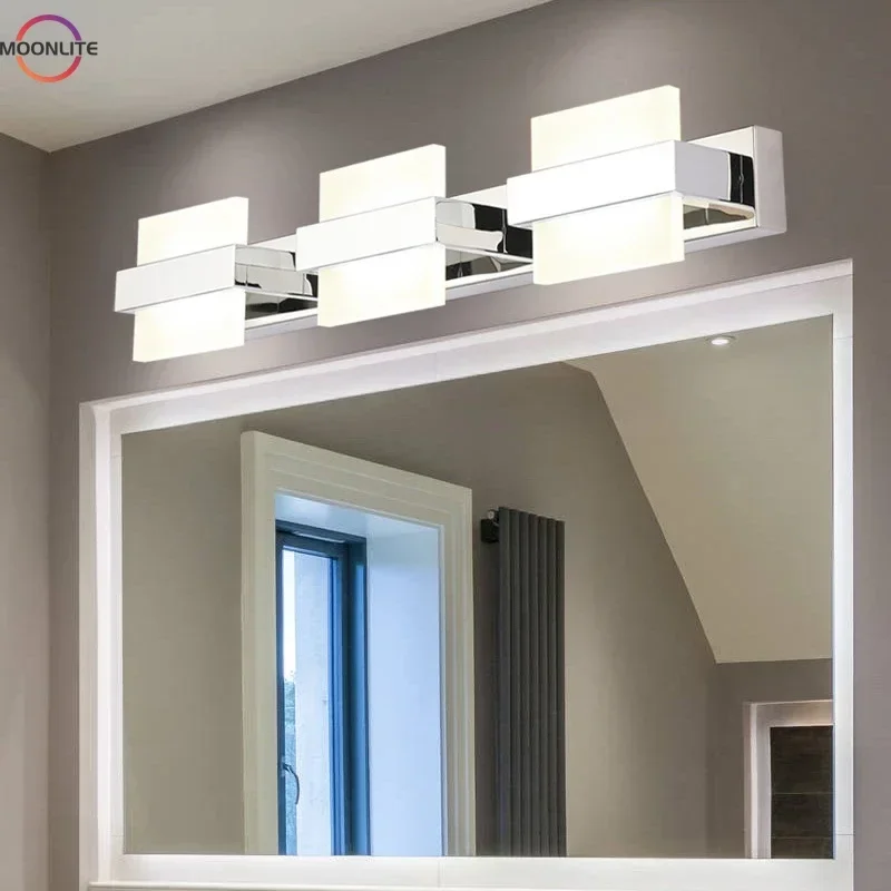 

Modern Bathroom Mirror Light Waterproof LED Mirror Light Makeup Wall Lamp Vanity Lighting Fixtures Mirror Lamp