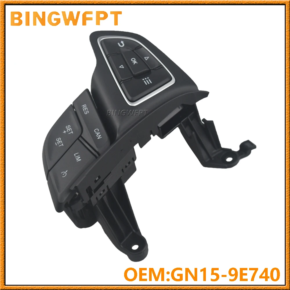 

New For Ford Focus 3 Kuga 2015-2017 Multi functional Steering Wheel Control Button