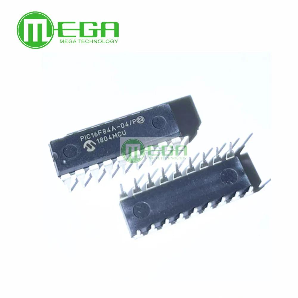 10pcs  New PIC16F84A-04/P PIC16F84A 16F84A DIP-18