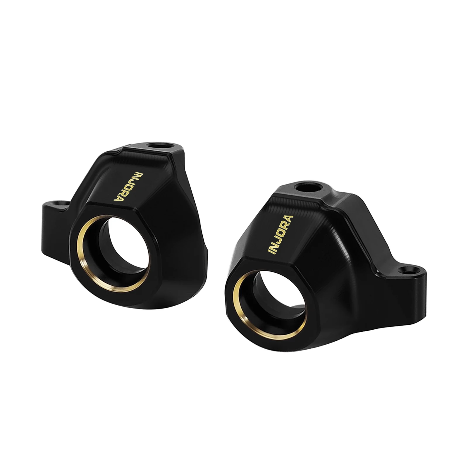 INJORA Black Coating Brass Steering Knuckles for 1/30 Axial SCX30
