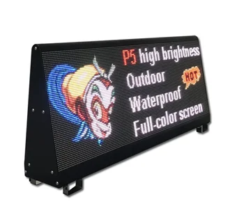 Roof triangle Led screen All aluminum triangular body, outdoor waterproof (IP66)