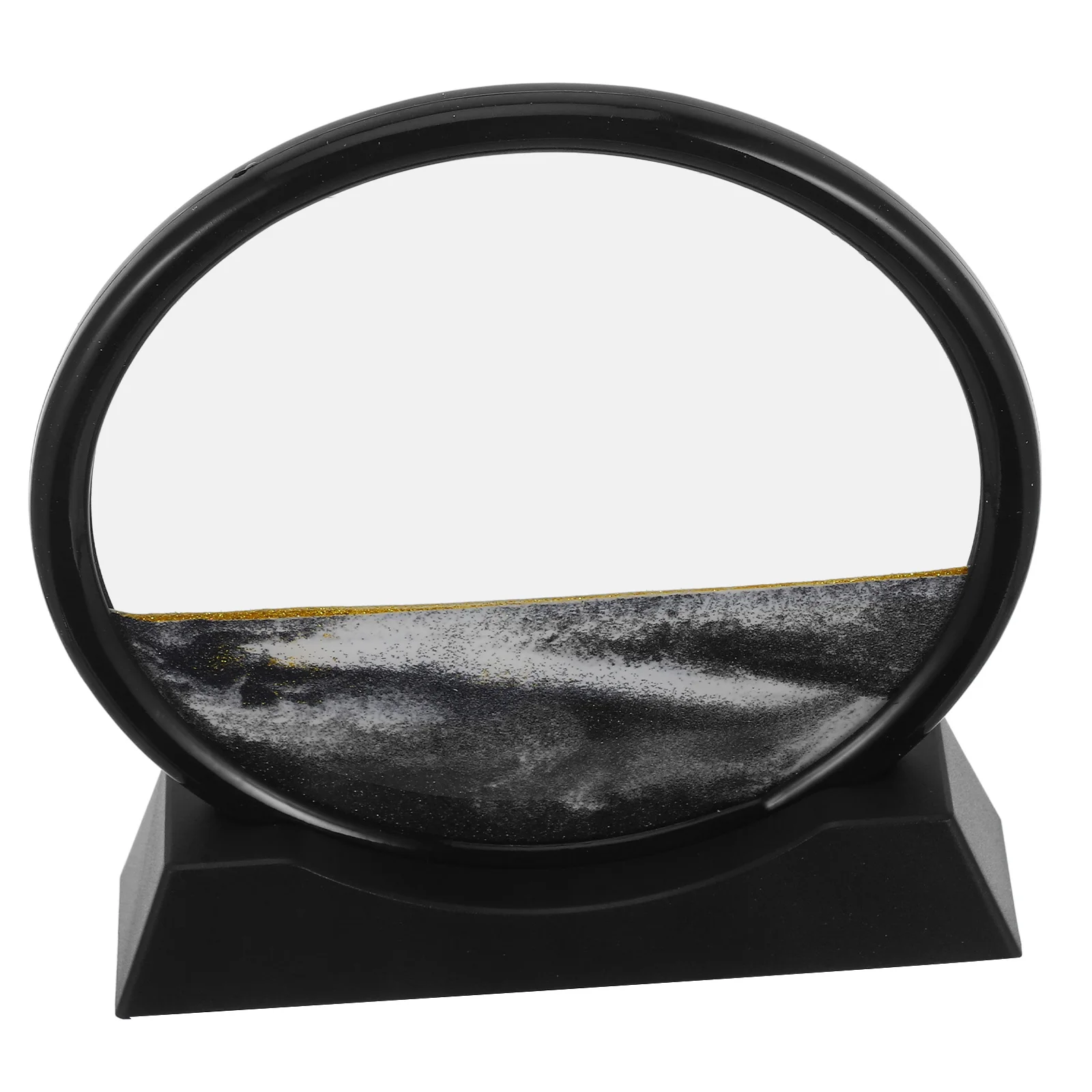 

Quicksand Painting Hourglass Ornaments for Kids Display Decoration Flowing Moving Picture Round Home Figurine