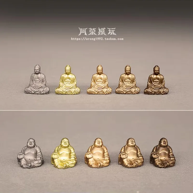 Miniature Action Figure Decoration Model Buddhism Shakyamuni Maitreya Buddha Statue Religion Fairy Garden Figurine Ornament Toys