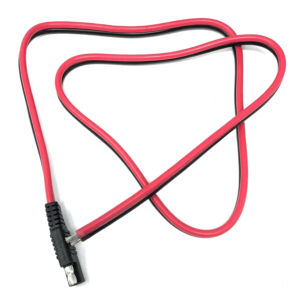 Diy 100 センチメートル 12AWG 30A saeプラグハーネス延長コネクタcablesaeプラグ延長ライン車のモーター太陽電池