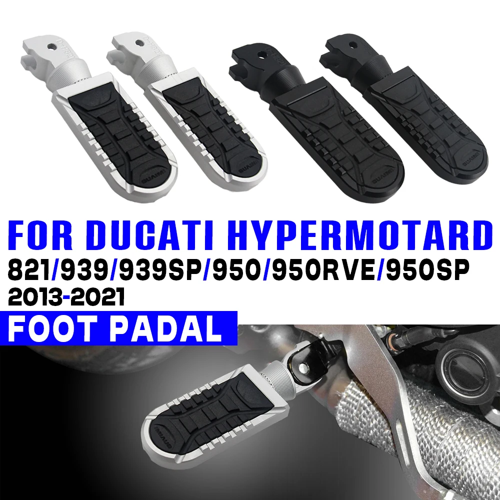 

Для DUCATI HYPERMOTARD 821 950 RVE 939SP HYPERSTRADA 821 939 мотоциклетные передние подножки для водителя, педали, противоскользящие задние подножки