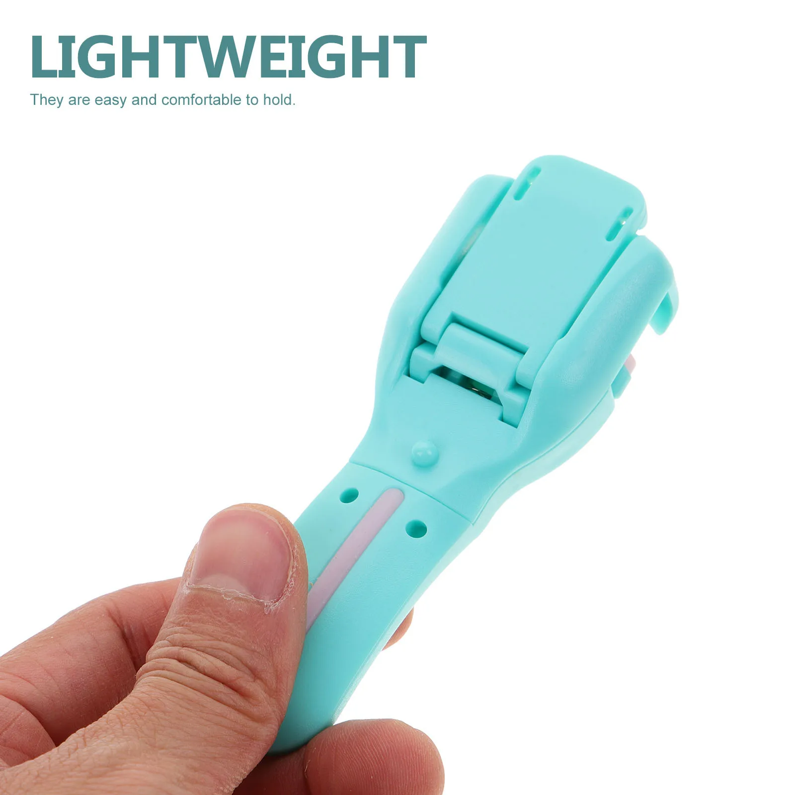 

2Pcs Eyelash Clip Strong Hold Easy to Use Tool for Curled Lashes Travel Friendly Makeup Supply Stylish Design Fake