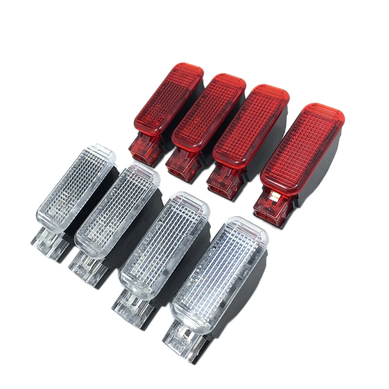 8PCS Door Warning Lights Lamps LED Lights for A3 A4 A5 A6 A7 A8 Q3 Q5 TT 8KD947411 8KD 947 411 8KD947415 8KD 947 415