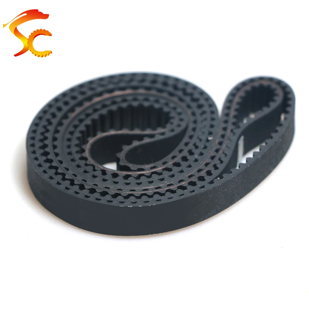 ONEFIRE S2M Timing belt Pitch length 304/306/316/320/324mm Width 6/9/10/15mm STPD 2M Rubber Synchronous belt