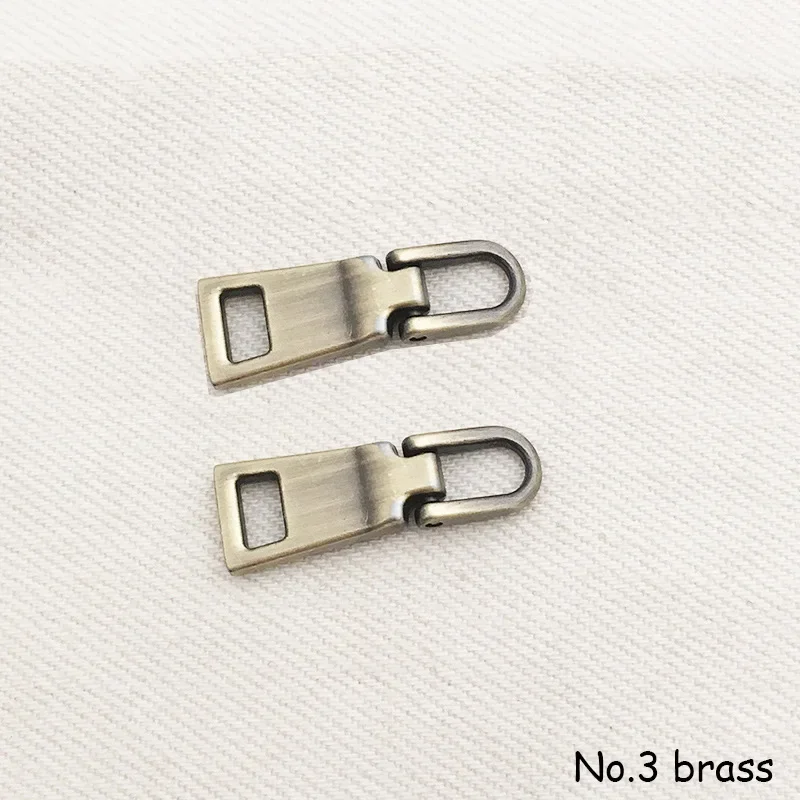 Meetee 10 Stuks Afneembare Metalen Ritsen Trekkers Voor 3 #5 #8 # Rits Schuifregelaars Hoofd Reparatie Kits Ritssluiting Tab Diy Naaien Ambacht