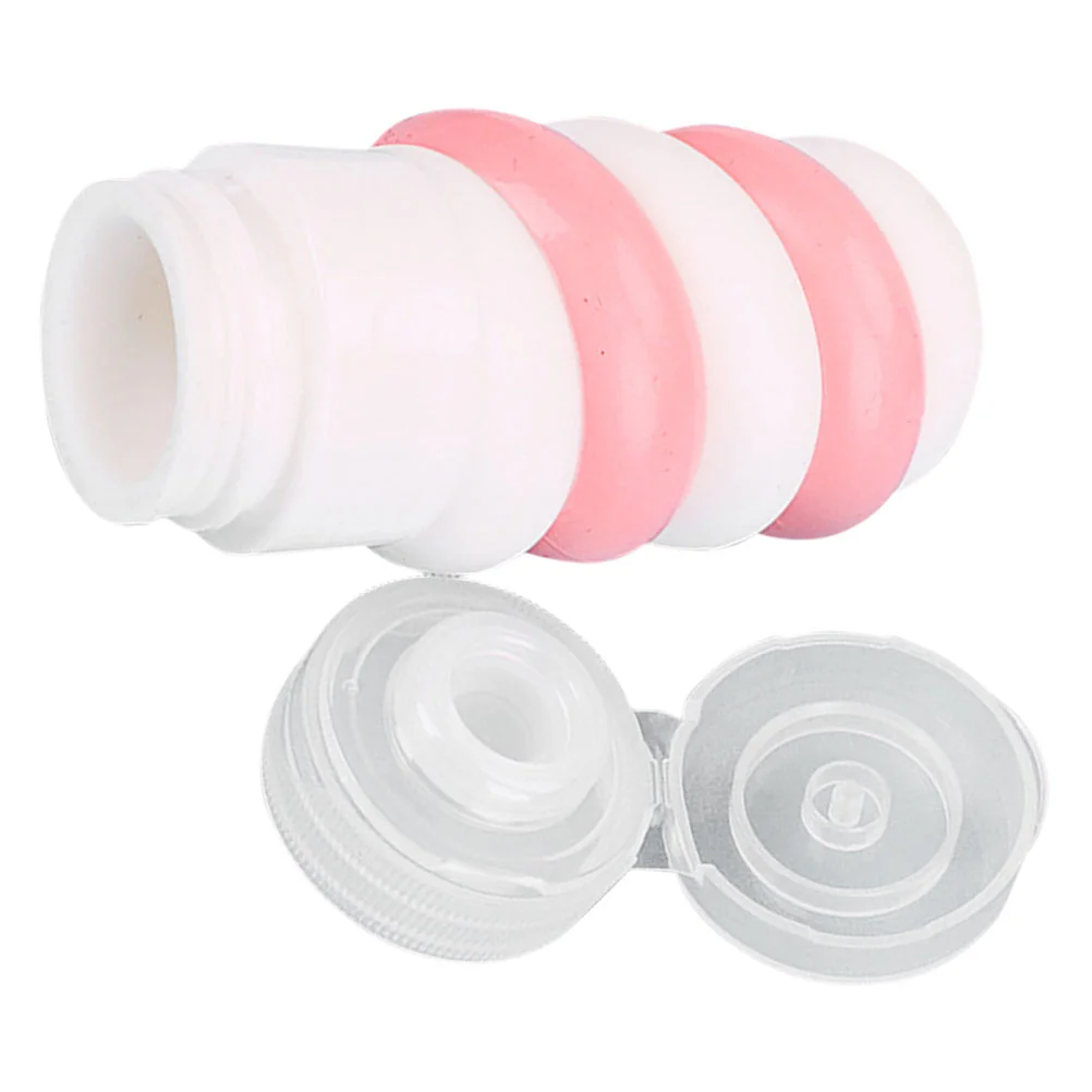 Silica Gel Bottle Travel Shampoo and Conditioner Bottles Lotion Two-color for Outdoor Hair