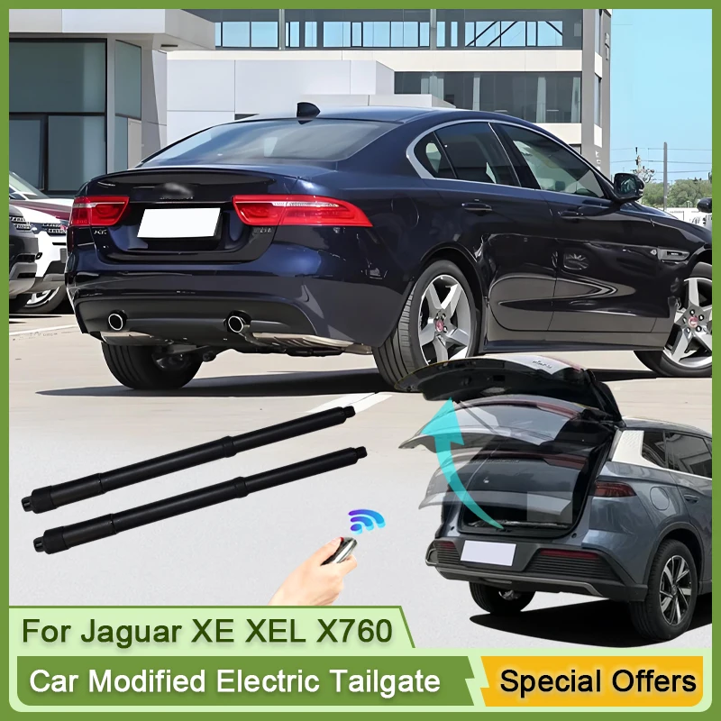 For Jaguar XE XEL X760 2015~2024 Car OEM Electric Tailgate Lift System Kit Auto Tail Gate Opener Automatic Lifting Rear Door