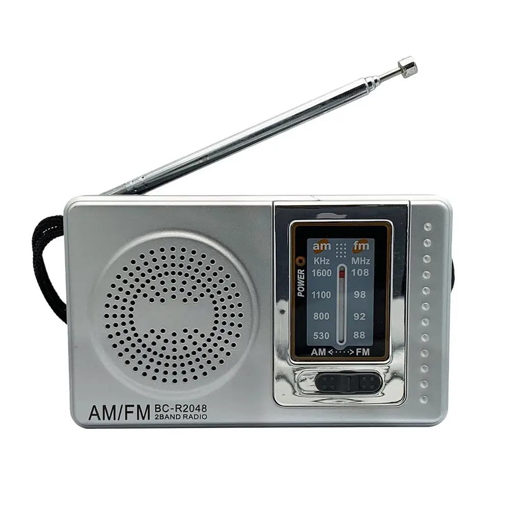 Pour Am Fm multi-fonction Portable Mini Radio BC-R2048 Radio multifonctionnelle Mini Portable Y1V1