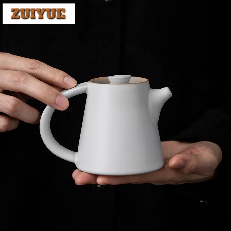 

Чайник ручной работы из грубой керамики, 230 мл