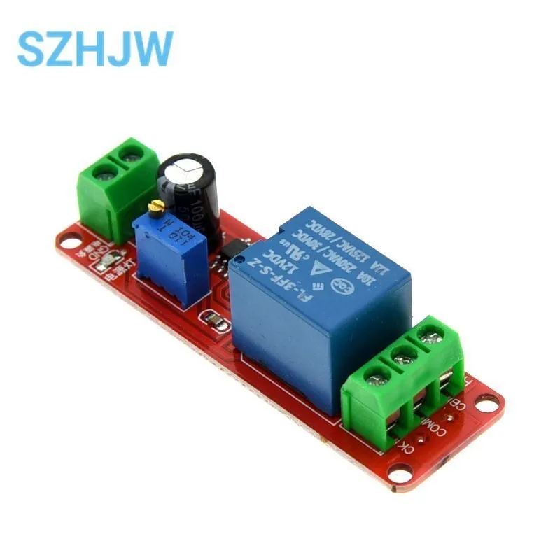 NE555 DK555 Timer Switch Adjustable Disconnect Module Time delay relay Module DC 12V Delay relay shield 0~10S