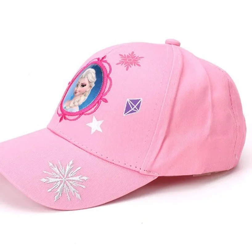 Cute Minnie Mouse Kids Cap Adjustable Elsa Princess Hats Boys Girls Baseball Cap