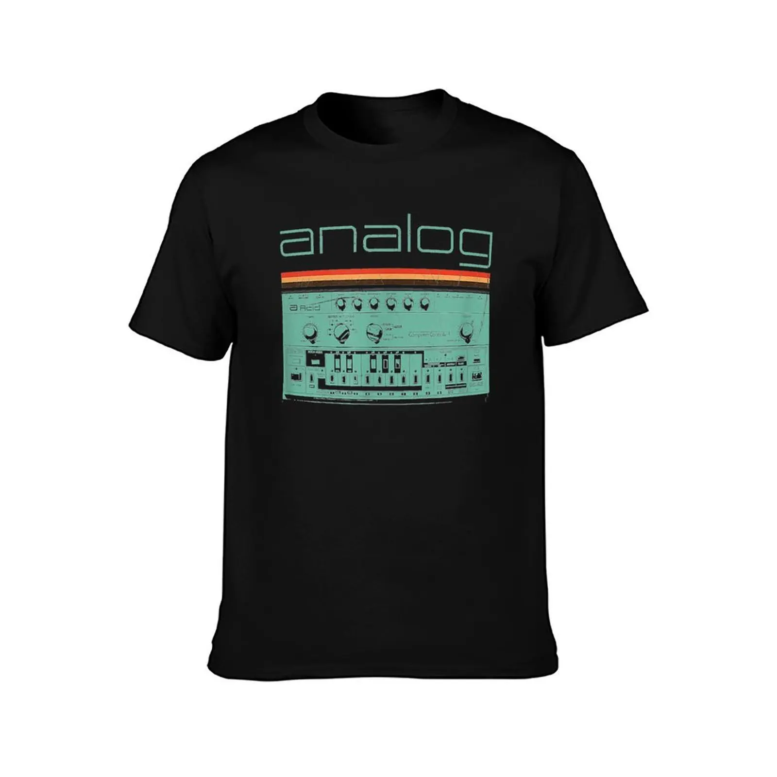 Analog Vintage Synthesizer T-Shirt Lightweight Running T-Shirt