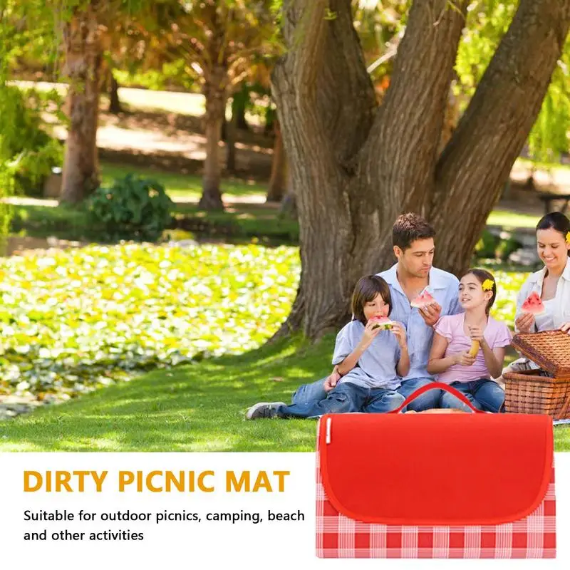 

Waterproof Picnic Blanket Picnic Mat Beach Blanket Washable Lawn Blanket Thick And Foldable Mats For Camping Park Grass Travel