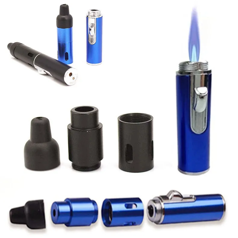 

Mini Portable Aromatherapy Lighter Multifunction Smoking Pipes with Volcanic Stone Metal Tobacco Pipes Cigarette Smoking Gift