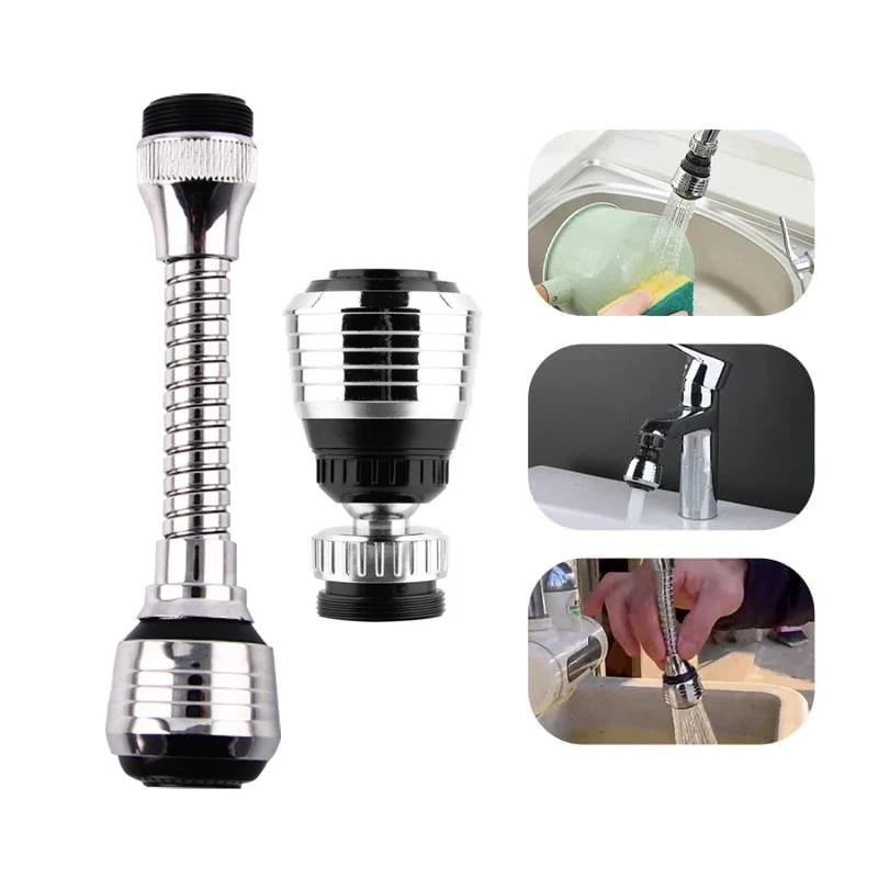 

1pcs Kitchen Faucet Extender Faucet Sprayer Head 360 Degree Rotation Extension Faucet Nozzle Water Saving Tap Nozzle Bubbler