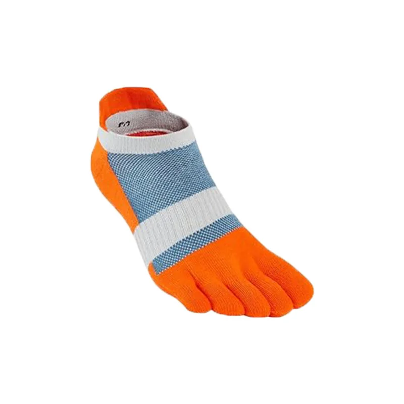 

Large Size Toe Sport Socks Man Mesh Business Sweat-Absorbing Shallow Mouth Striped Fitness Travel 5 Finger Socks Plus