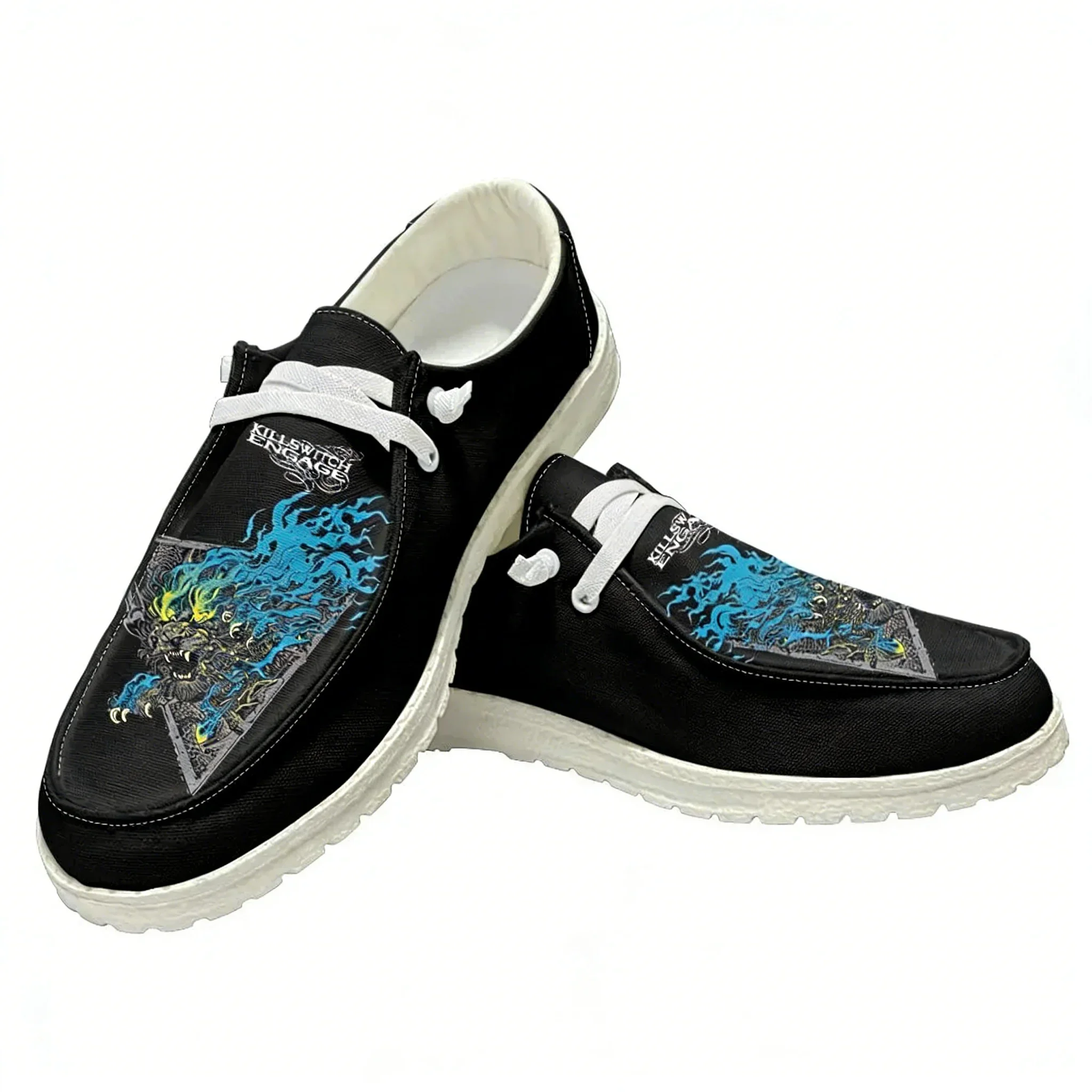 

Killswitchs Engages Band Casual Shoes Mens Womans Flat Shoe Breathable Outdoor Lightweight High quality Flat Casual Shoes