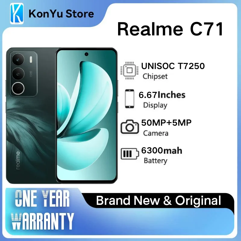 realme C71 phone 6.67