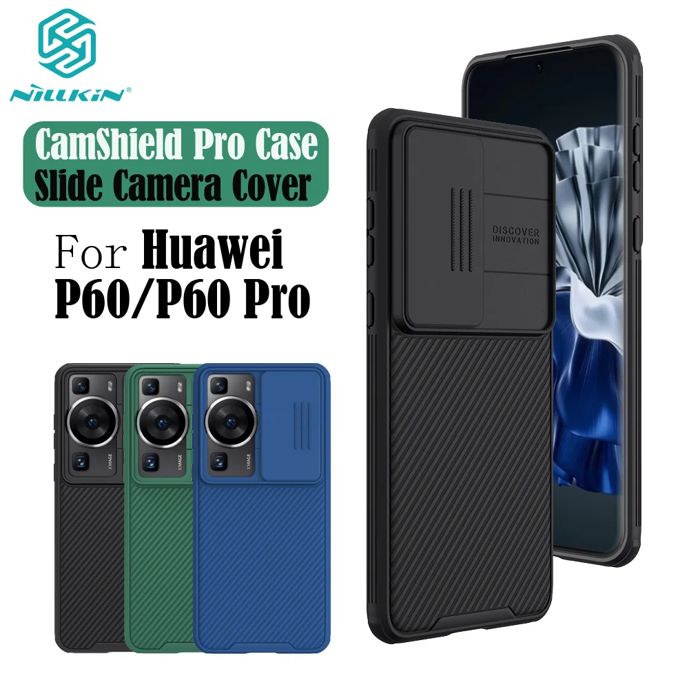 For Huawei P60 /P60 Pro Case NILLKIN CamShield Pro Luxuly Shockproof Privacy Protection With Slide Camera Cover For Huawei P60