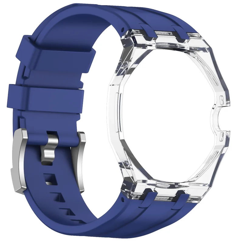 Transparent Modification Kit For Swatch X AP Royal POP Watch Case Silicone Strap Pocket Watch Changer To Wristwatch Accessories view 4