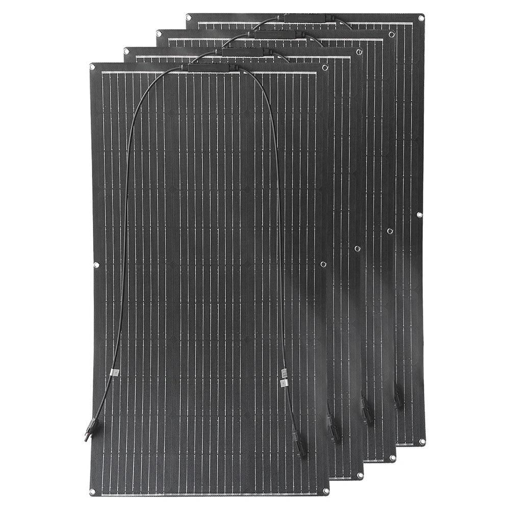 Hoog rendement ETFE flexibel zonnepaneel monokristallijn 100W 200W 300W 400W kit voor 12V batterijlader off-grid power camping