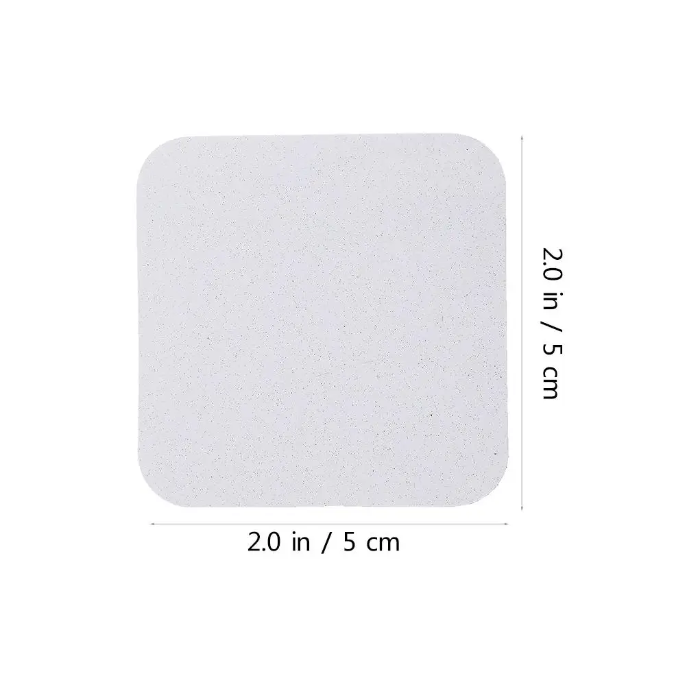 10 Pcs Refrigerator Magnets Heat Transfer Material Home Decor Sticker Sublimation Blank Practical Fridge White DIY