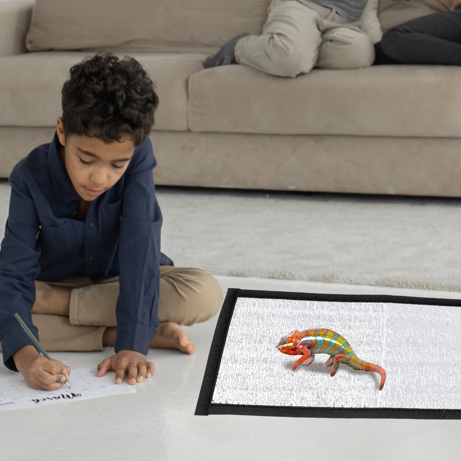 

2Pcs Heating Pad Reflective Film Reptile Insulation Mat Pet Warm Winter Mat for Snake Lizard Turtle Use Reptile Reflective Film