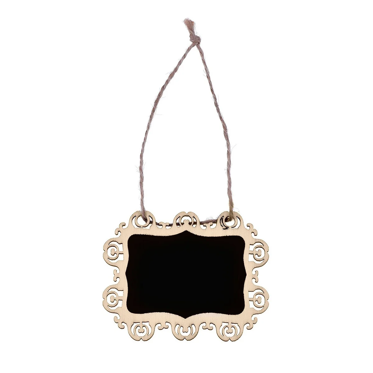 

10 Pcs Small Blackboard Hanging Mini Chalkboards Signs Household Tags Bamboo