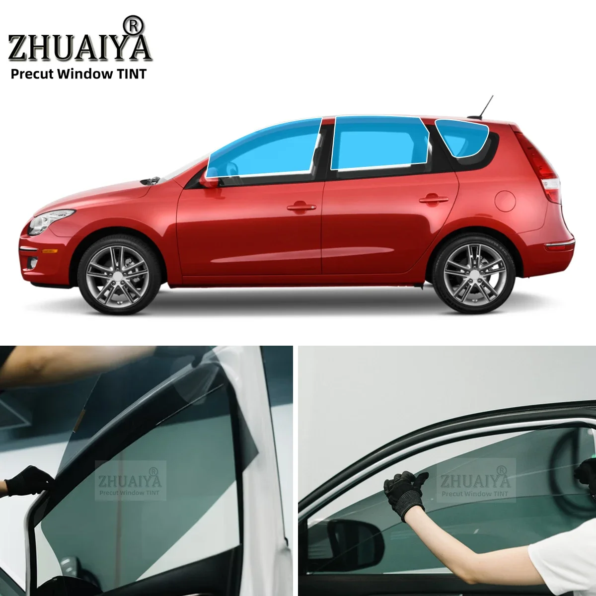 Precut Car Removable Window Tint Film Front Two Door Windows Tint For HYUNDAI ELANTRA 4 DR WAGON 2009-2012