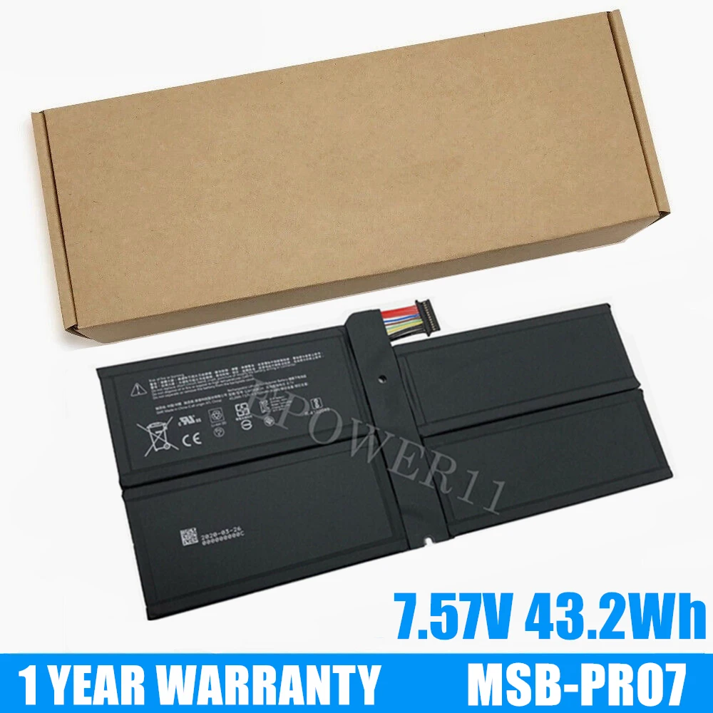 New Replacement Battery G3HTA061H DYNM03 For Microsoft Surface Pro 7 1866