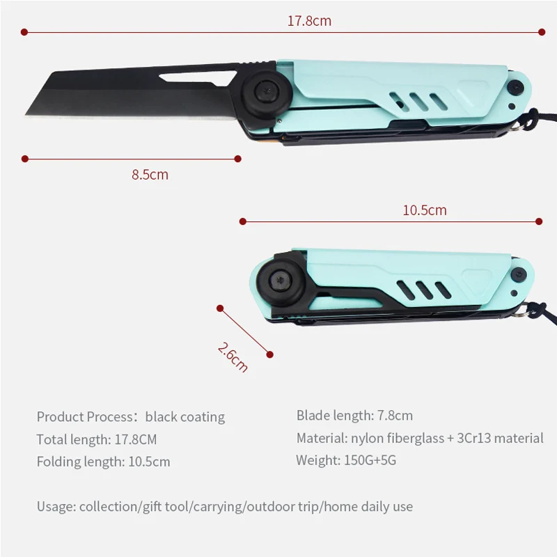 FREETIGER Multi-Functional Knife Outdoor Camping Suvival Repairing Camping Bushcraft Folding Multi-Tool Knives with Screwdriver