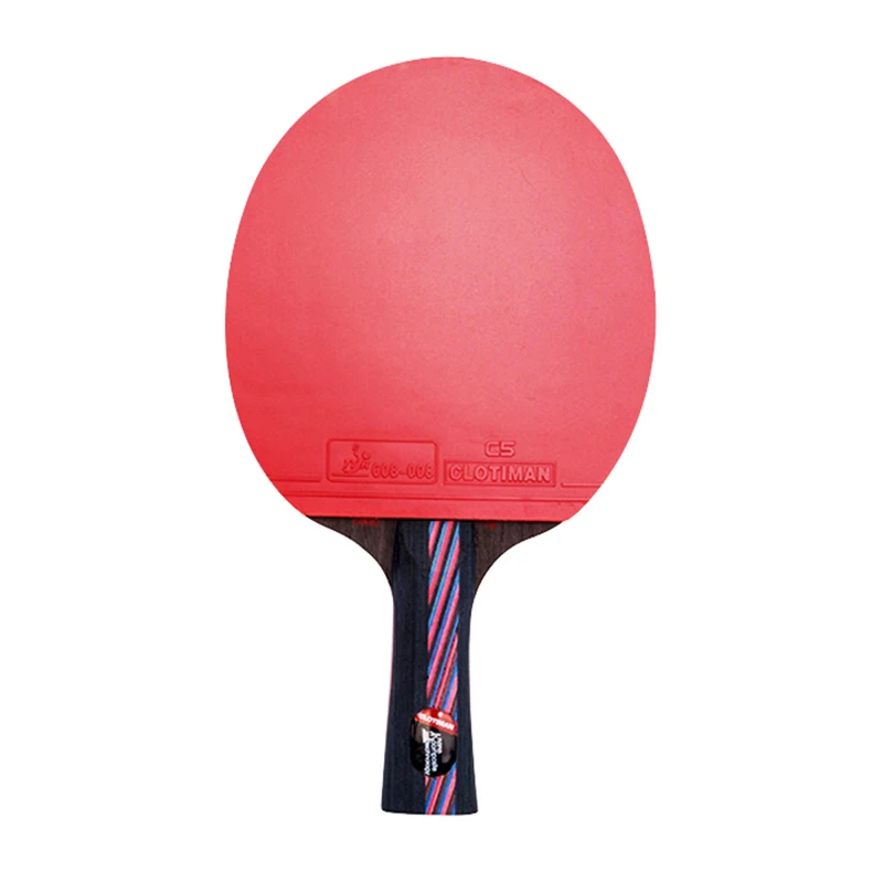 Professional carbon fiber table tennis racket long handle short handle  horizontal grip tennis table ping pong paddle