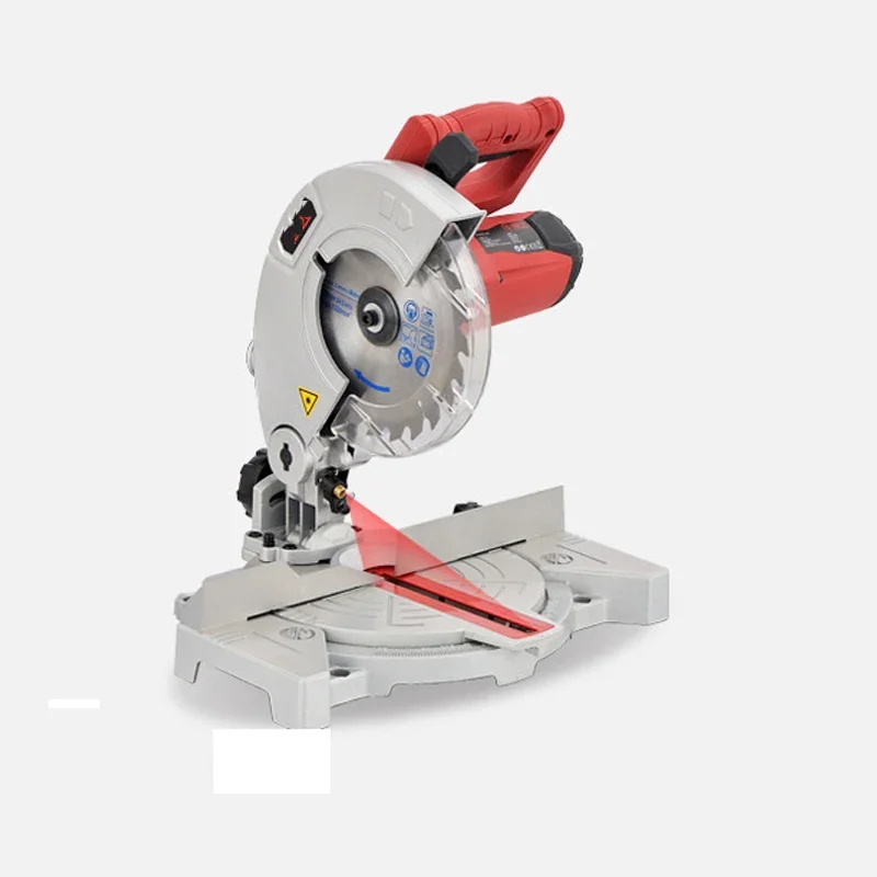 New Small 7 Inch Laser Positioning Aluminum Saw Machine, Multi-Function Wood Cutting Machine Miter Saw Machine Multi-Angle Cutti