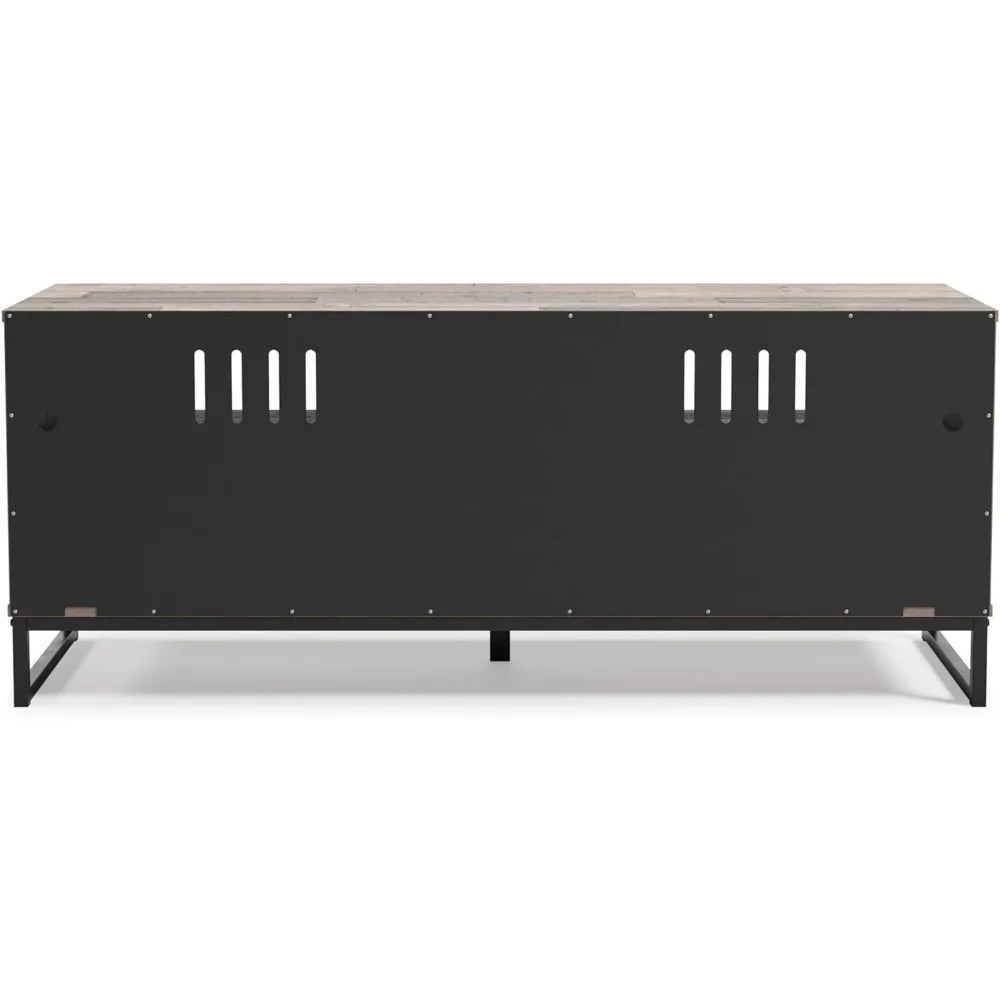 Neilville-Medium TV Stand, Castanho Claro, 60"