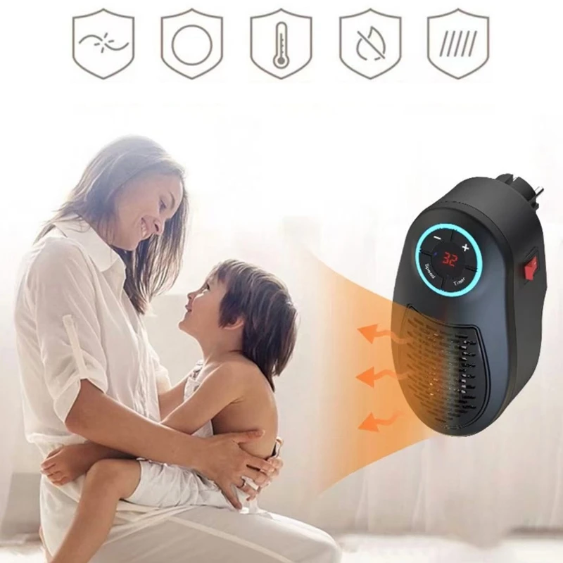 Midea Portable Electric Heater Fast Heating Intelligent With Remote Control Wall Mounted PTC Ceramic Heater Winter for Indoor