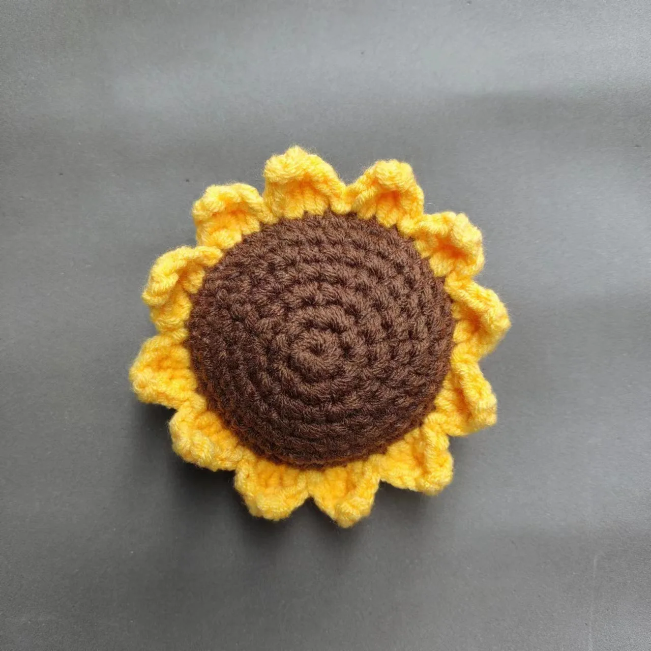 3Pcs Hand-crocheted Flower Head DIY Rose Sunflower Patch Clothing Wedding Accessories For Valentine's Day Gifts