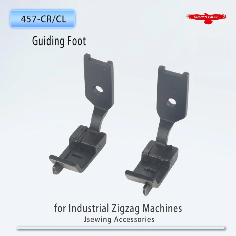 Prensatelas guía en zigzag 457-CR,457-CL compatible con Singer 107W,457G,457U, JUKI LZ-2280,LZ-2284, LZ-391 máquina de coser en zigzag 0,1 cm