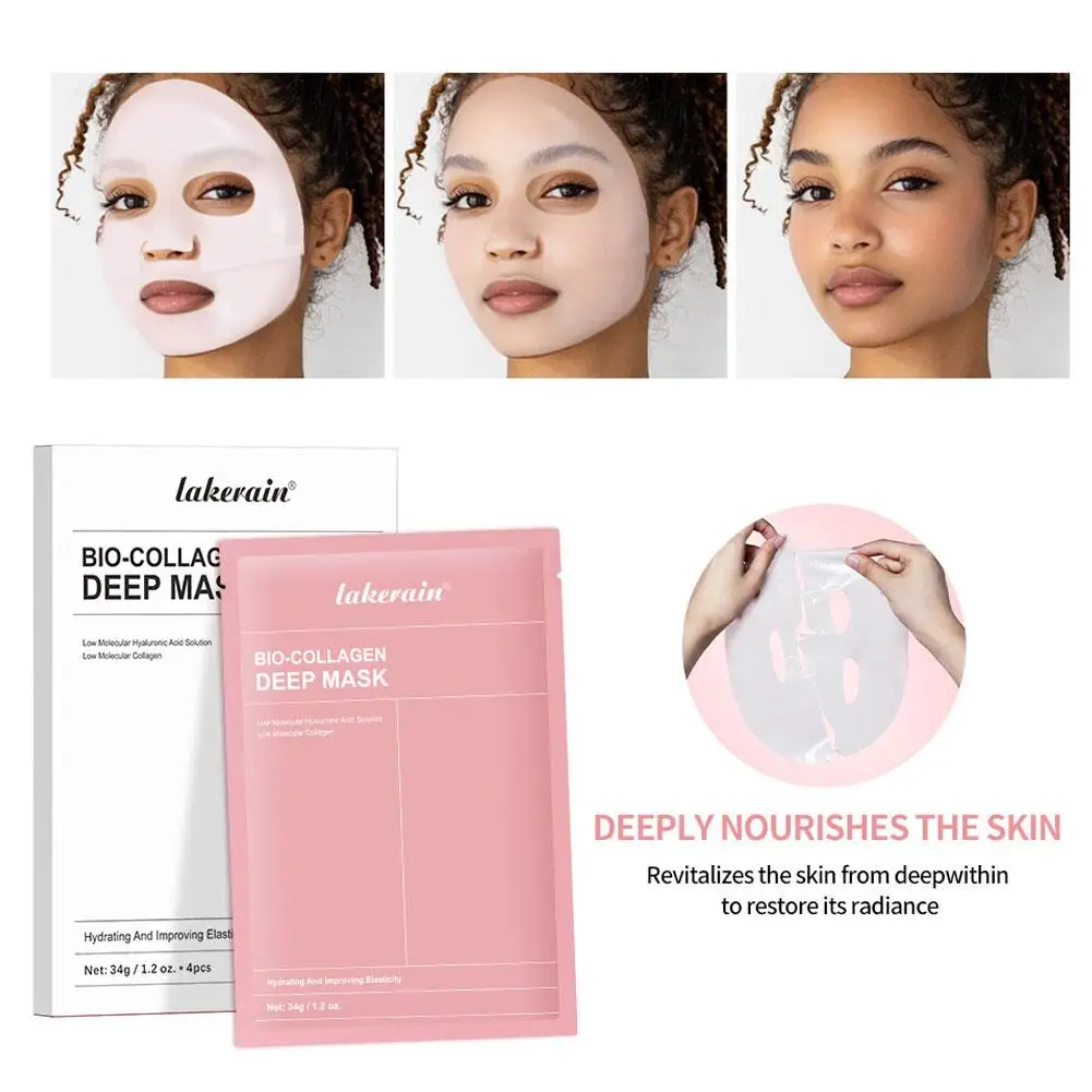 Bio colágeno s hidratação profunda durante a noite nutrir iluminar rosto pele encolher cuidados poros produtos u7e6