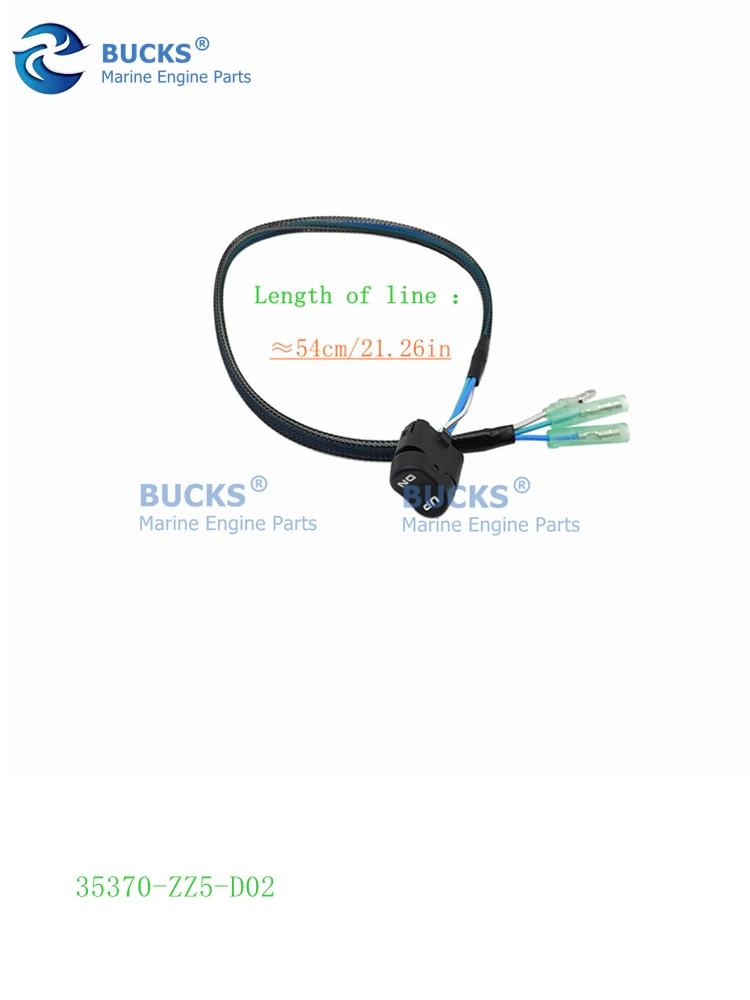 

35370-ZZ5-D02 Переключатель отделки и наклона для бокового пульта дистанционного управления Honda подвесного двигателя 24800-ZZ5-A02/A22