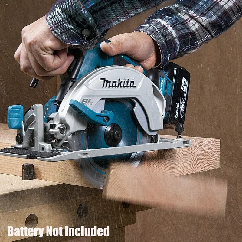 Makita DHS680 Electric Circular Saw 18V Lithium Brushless Woodworking Portable Cutting Saw 165mm 680W Bare Machine