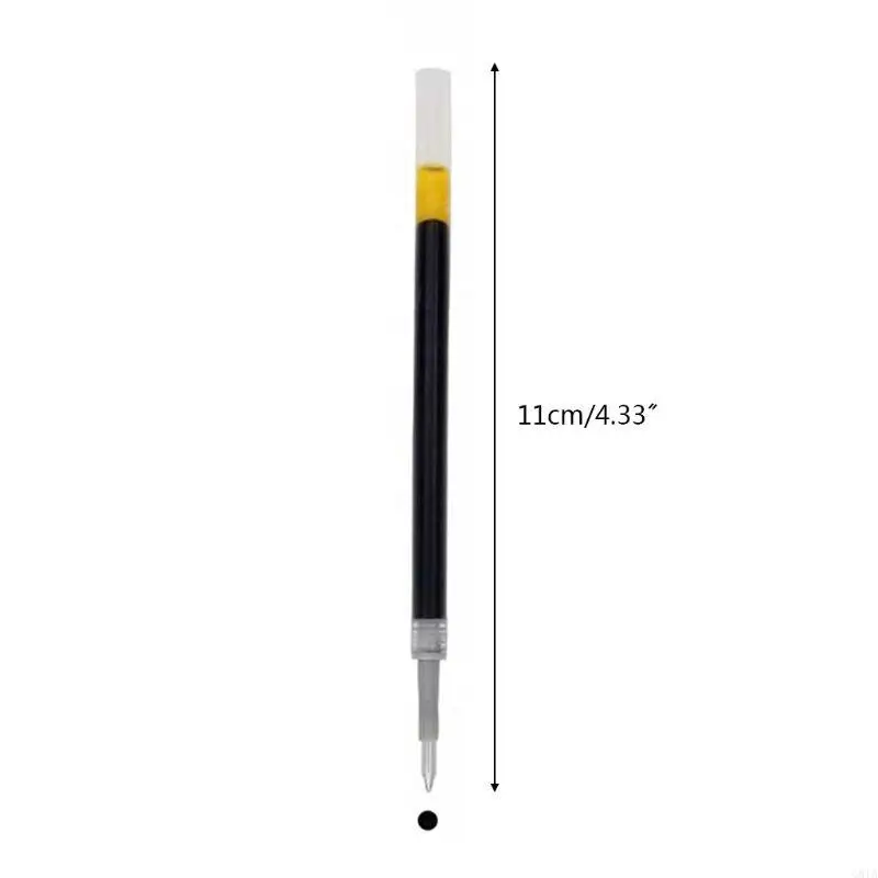 G8TA 20PCS Gel Pen nạp lại màu đen Đỏ đỏ 0,5mm.
