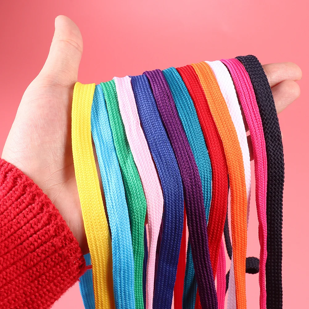 

20Pcs Flat Shoelaces Colorful Durable Shoe Laces Strings for Casual Athletic Sports Sneakers Boots Skates Flat Shoelace